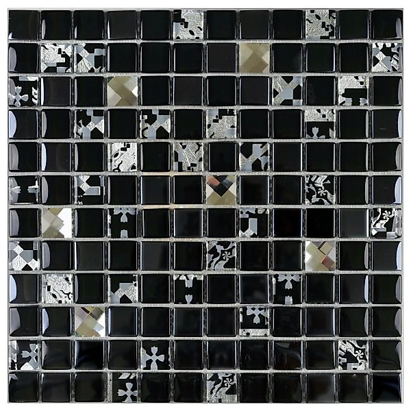Mosaik Glas Retro Crystal 30 cm x 30 cm günstig online kaufen