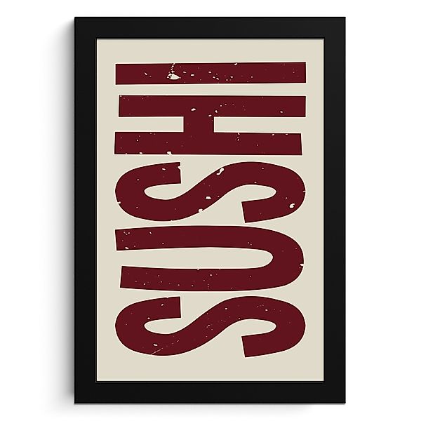 MuchoWow Poster Sushi - Rot - günstig online kaufen