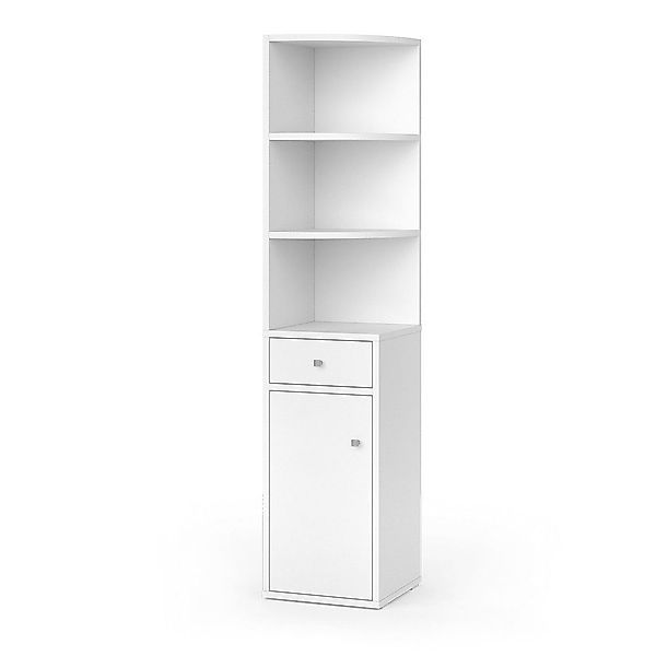 Vicco Eckregal Larry, Weiß, 30 x günstig online kaufen