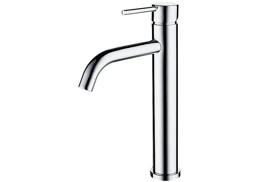 AICA Waschtischarmatur Wasserhahn Bad, Hoch Waschtischarmatur in Spotresist günstig online kaufen