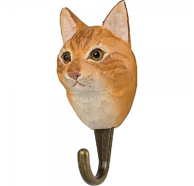 Wildlife Garden Garderobenhaken Kleiderhaken DecoHook Hauskatze Braun günstig online kaufen
