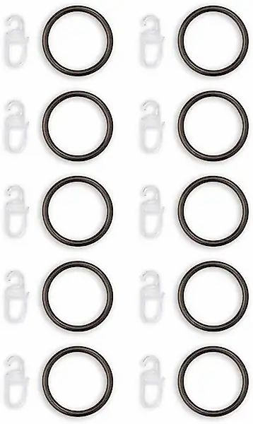 Good Life Gardinenring »ArtusNaos«, (10 St.), Gardinen-Ringe für 25mm Stang günstig online kaufen