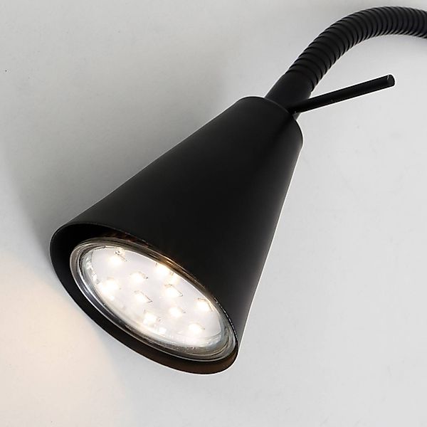 LED-Wandleuchte Tusa, weiß, Metall, 45cm, Flexarm günstig online kaufen