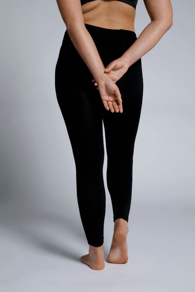 Ulla Popken Feinstrumpfhose Thermo-Strumpfleggings Elastikbund günstig online kaufen