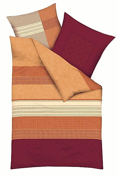 JACK Bettwäsche 155x220cm Obsession Bordeaux Terra günstig online kaufen
