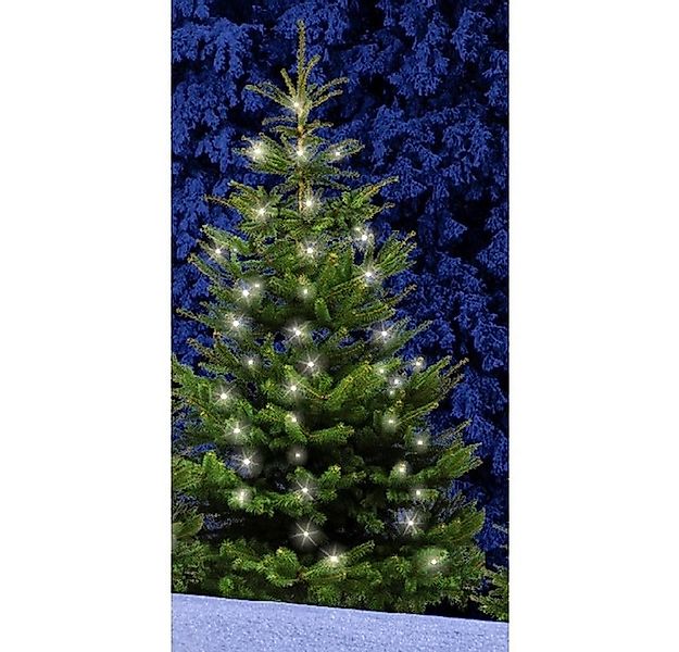 FHS LED-Baummantel 31176 LED Baumvorhang Lichterkette 300er warmweiß günstig online kaufen