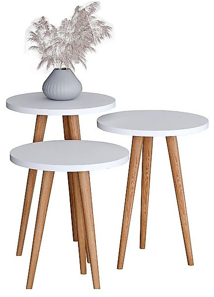 VCM Couchtisch Holz Sofatisch Couchtisch Beistelltisch Barilo günstig online kaufen