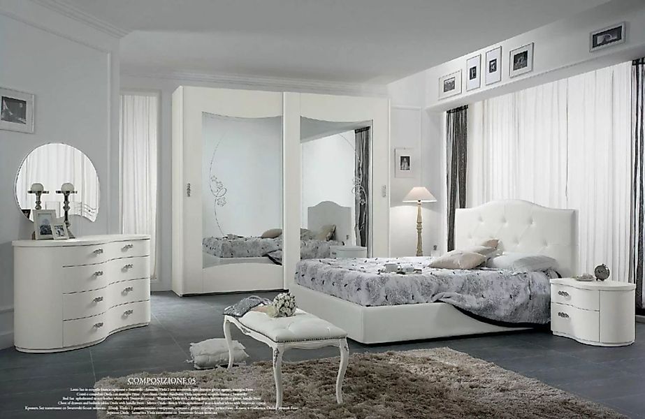 JVmoebel Bett Bett Betten Holz Luxus Möbel Design Hotel Doppel Italien Art günstig online kaufen