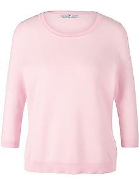 Rundhals-Pullover aus 100% SUPIMA®-Baumwolle Peter Hahn rosé günstig online kaufen