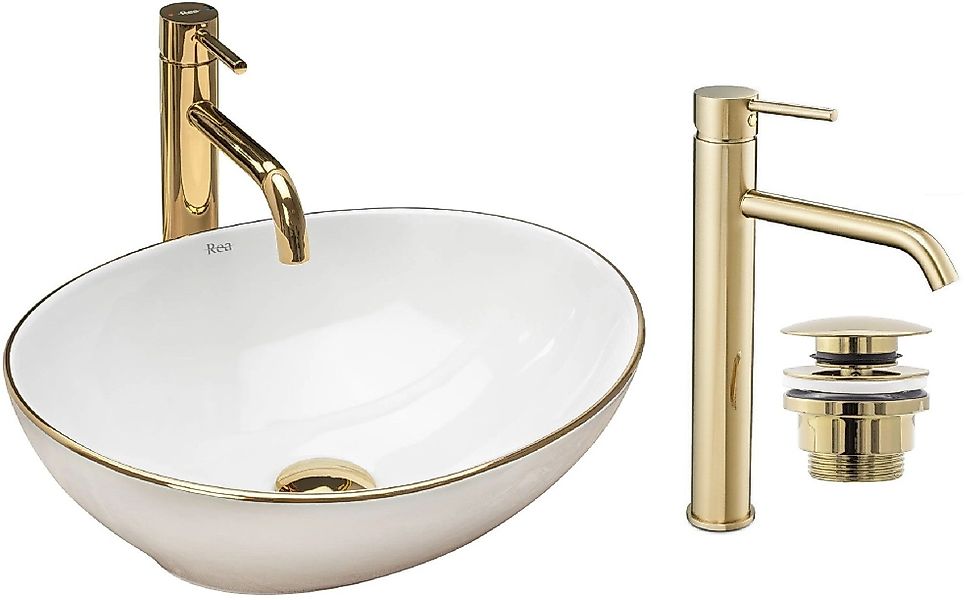 GTM Design Aufsatzwaschbecken Modern Waschbecken ohne günstig online kaufen