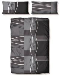 my home Bettwäsche "Kelian" 2 Stk. tlg. in verschiedenen Qualitäten, gemust günstig online kaufen