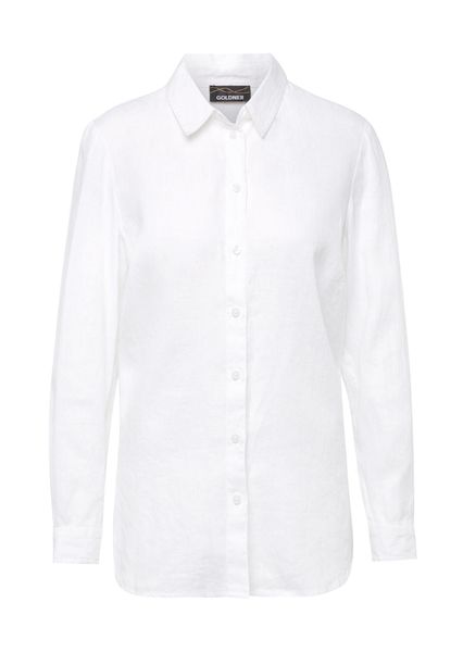 GOLDNER Langarmbluse Bequeme Damen Businessbluse Leichte günstig online kaufen