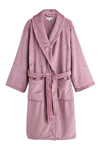 Next Damenbademantel Gemütlicher Morgenmantel mit Waffelmuster, Polyester ( günstig online kaufen