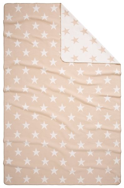 Lüttenhütt Wohndecke "Adina" mit tollen Sternen, Kuscheldecke, 180 x 140 cm günstig online kaufen
