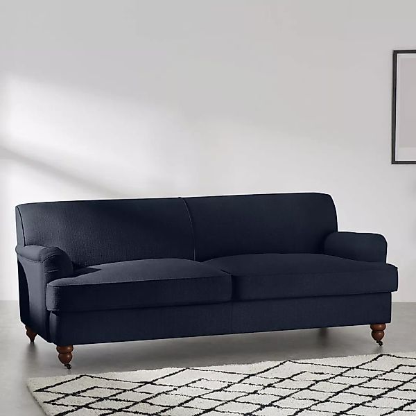 Orson 3-Sitzer Sofa, Dunkelblau - MADE.com günstig online kaufen