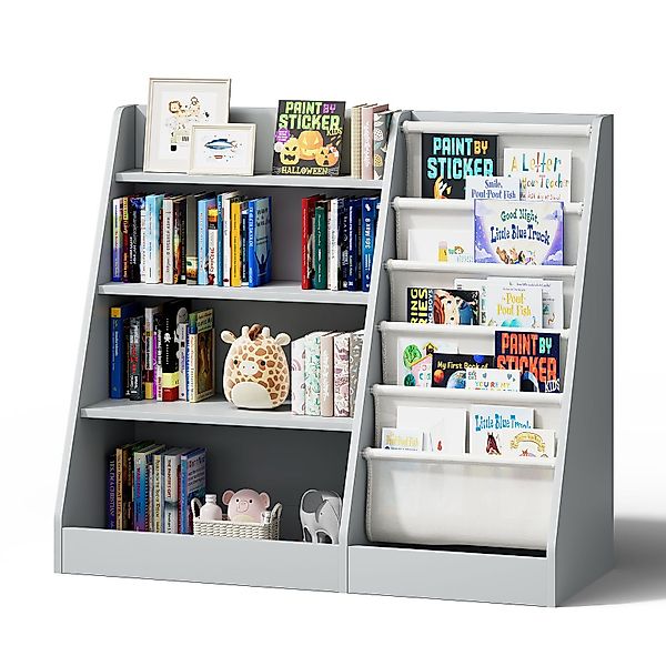 radelldar Bücherregal Kinderregal Spielzeugablage mit 5 günstig online kaufen