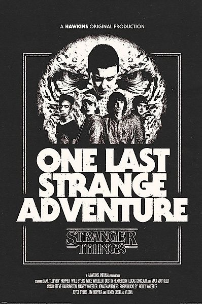Poster Stranger Things - Staffel 5 - one last Adventure - Poster 61x91,5 cm günstig online kaufen