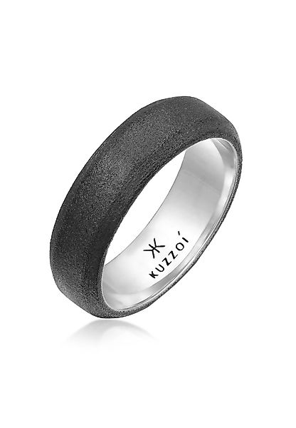Kuzzoi Silberring Herren Bandring Basic 925 günstig online kaufen