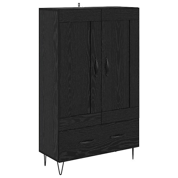 vidaXL Highboard Schwarz Eichen-Optik 69,5 x 31 x 115 cm Holzwerkstoff 8825 günstig online kaufen