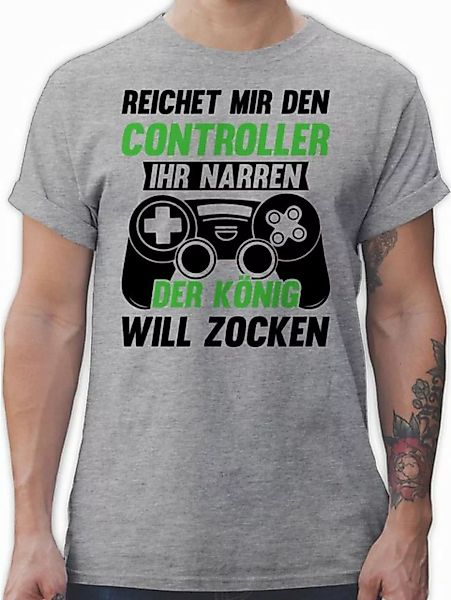 Shirtracer T-Shirt Reichet mir den Controller ihr Narren der König will zoc günstig online kaufen