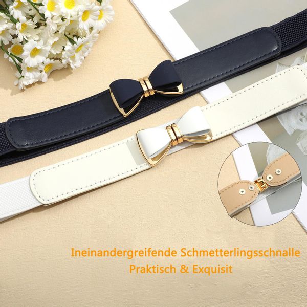 Coonoor Taillengürtel Einfarbiges Klassisches Elastischer Gürtel günstig online kaufen