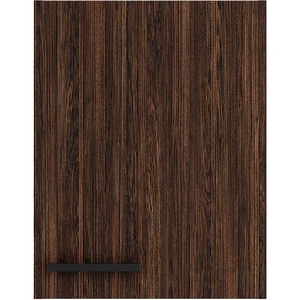 OPTIFIT Rimini409 Küchen-Oberschrank 45 cm Rillendekor Nussbaum günstig online kaufen