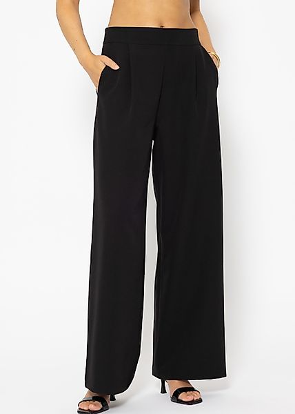 SASSYCLASSY Stoffhose Elegante Hose mit seitlichem günstig online kaufen