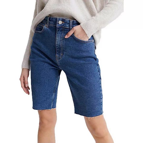 Superdry Kari Long Line Jeans-shorts 26 Dark Indigo Aged günstig online kaufen