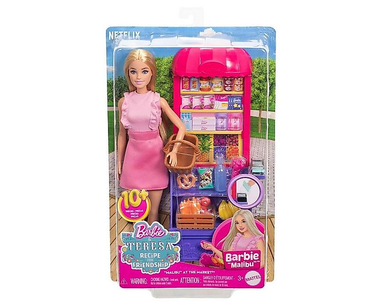 Mattel® Stehpuppe Mattel JCT05 - Barbie - Malibu auf dem Markt Spielset mit günstig online kaufen