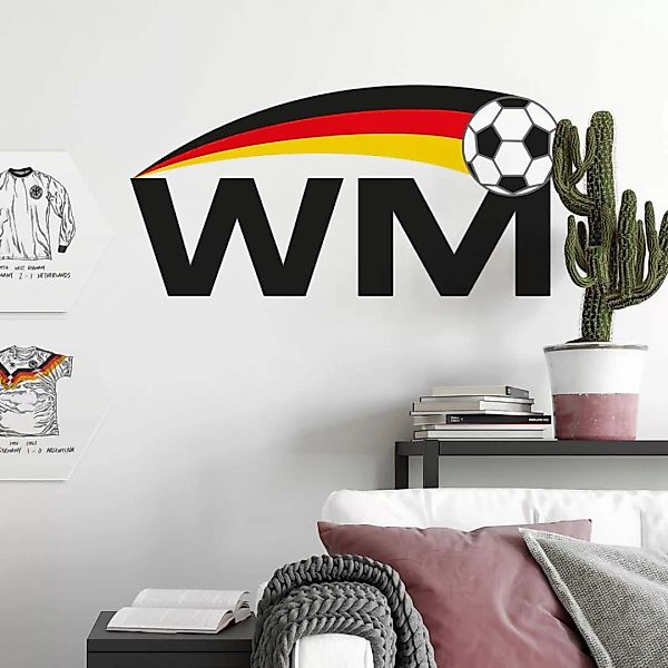 Wall-Art Wandtattoo »Wandaufkleber WM Fußball«, (1 St.), selbstklebend, ent günstig online kaufen