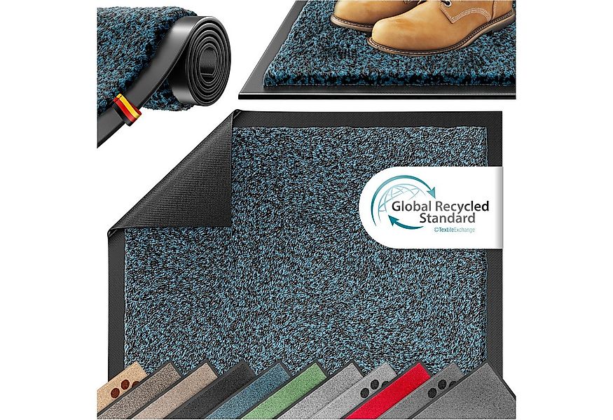 KESSER Fußmatte Schmutzfangmatte rutschfest für Innen- & Außenbereich, Höhe günstig online kaufen