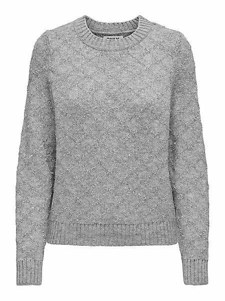 ONLY Rundhalspullover ONLALBA L/S GLITTER O-NECK CC KNT günstig online kaufen