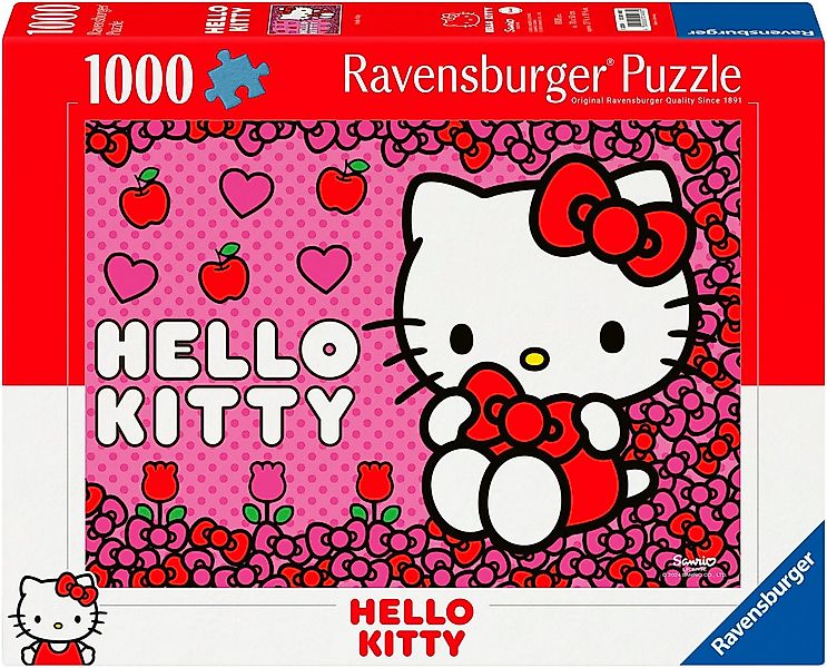 Ravensburger Puzzle Hello Kitty, 1000 Puzzleteile, Made in Germany günstig online kaufen