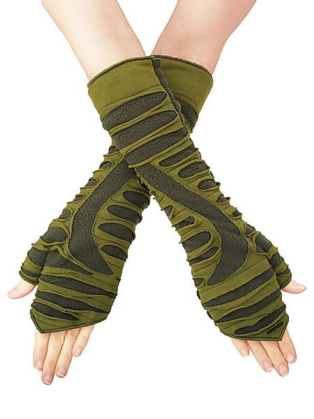 PUREWONDER Armstulpen Handstulpen für warme Gelenke, Pulswärmer hw23 Grün ( günstig online kaufen