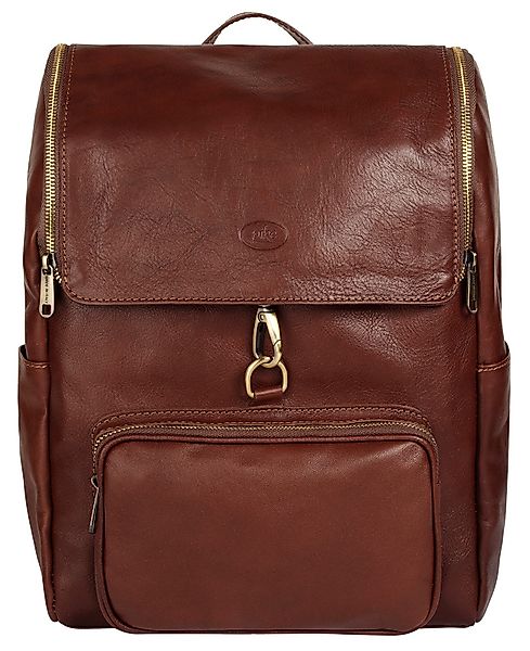 Piké Laptoprucksack, echt Leder, Made in günstig online kaufen