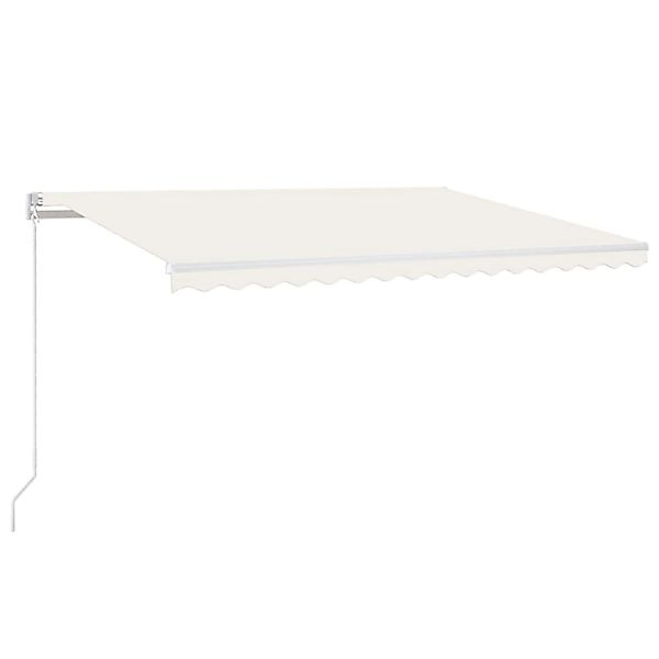 furnicato Markise Manuell Einziehbar 400x350 cm Creme günstig online kaufen
