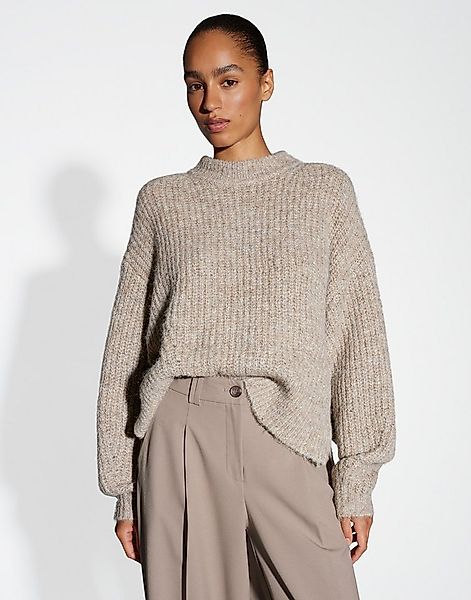 OPUS Strickpullover PALIET Loose mit dezentem Glanz günstig online kaufen
