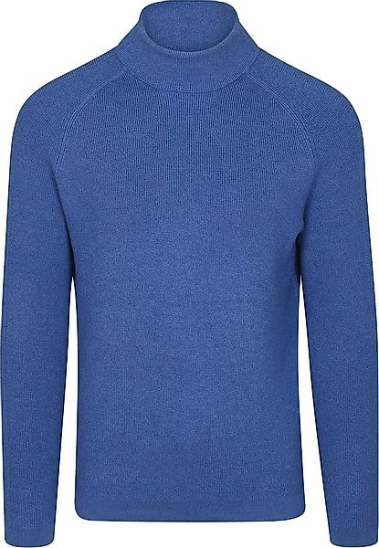 Blue Industry Rollkragenpullover Melange Blau - Größe XXL günstig online kaufen