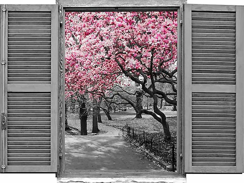 queence Wandtattoo »Park«, (1 St.), Wandsticker, Wandbild, selbstklebend, 3 günstig online kaufen