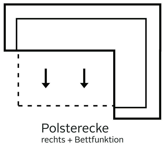 sit&more Ecksofa Benson L-Form, wahlweise mit günstig online kaufen