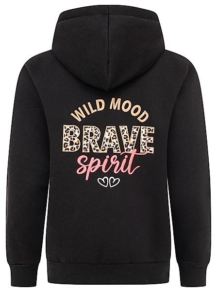 Zwillingsherz Kapuzensweatjacke Zwillingsherz Hoodiejacke "Brave Spirit" günstig online kaufen