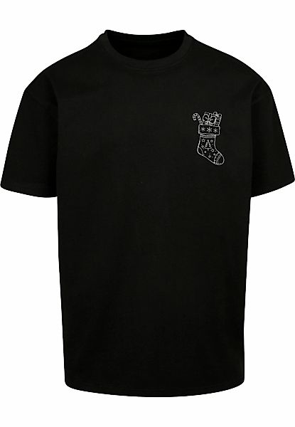 Merchcode T-Shirt "Merchcode Christmas Socks Tee" 1 Stk. tlg. günstig online kaufen