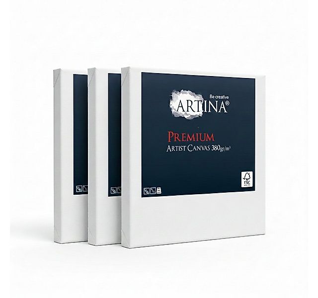 Artina Keilrahmen, Artina 3er Set Keilrahmen Weiß günstig online kaufen
