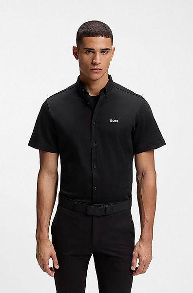 BOSS GREEN Kurzarmhemd Motion S Regular Fit, Button-down-Kragen, Kurzarm, L günstig online kaufen