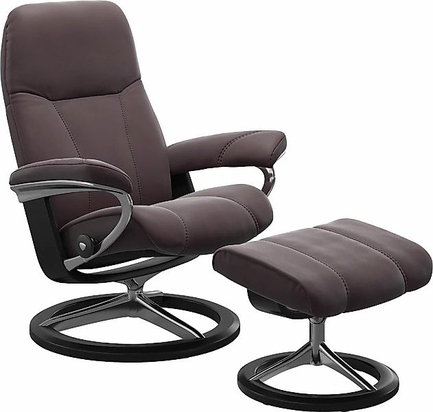 Stressless "Consul" mit Signature Base, Größe M, Gestell Schwarz günstig online kaufen