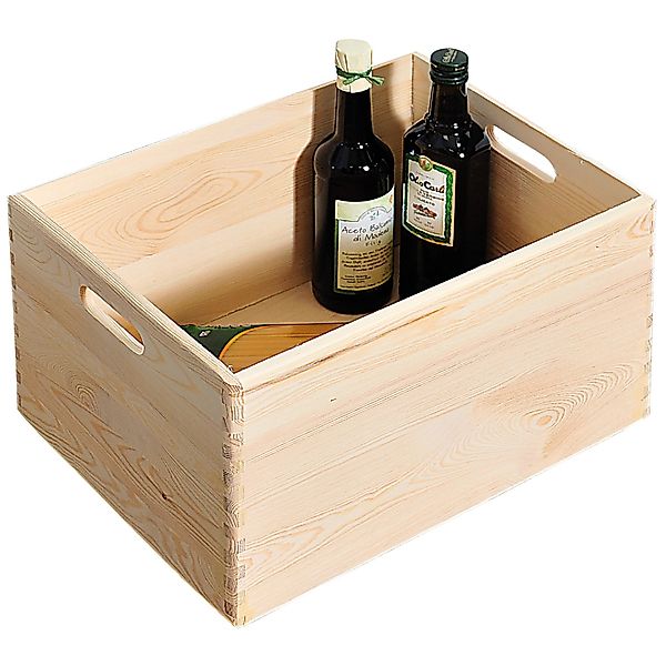 KESPER® Aufbewahrungsbox 69600 (Einzeln), Kiefernholz, Naturbelassen, Trage günstig online kaufen