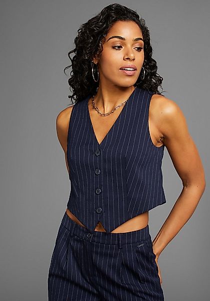 Laura Scott Anzugweste mit Nadelstreifen günstig online kaufen