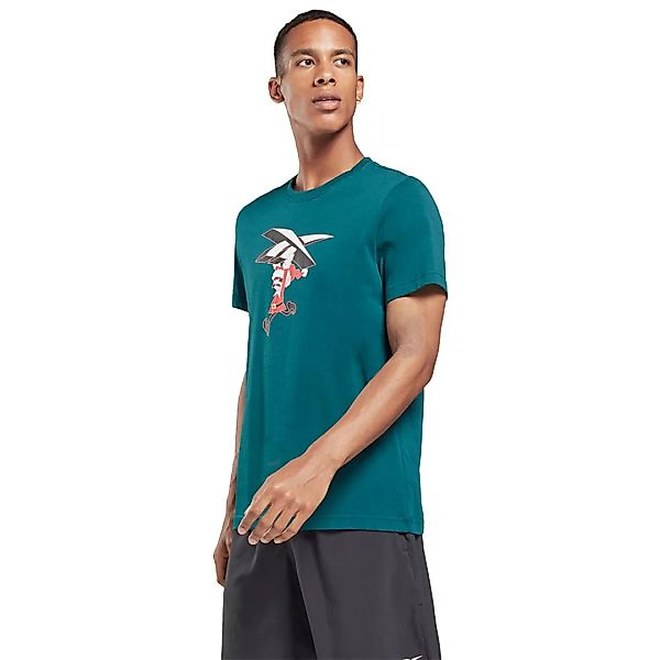 Reebok Holiday Cotton Kurzärmeliges T-shirt XL Midnight Pine günstig online kaufen