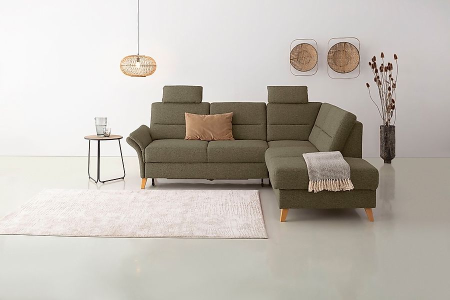 Home affaire Ecksofa "Westerland L-Form" Federkern-Polsterung, wahlweise mi günstig online kaufen