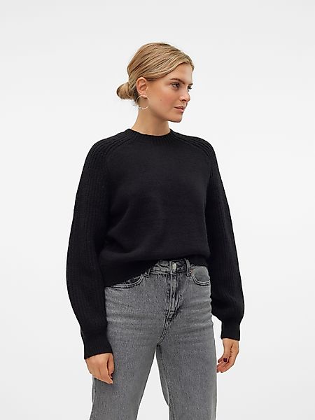 Vero Moda Rundhalspullover VMENYA LS O-NECK günstig online kaufen